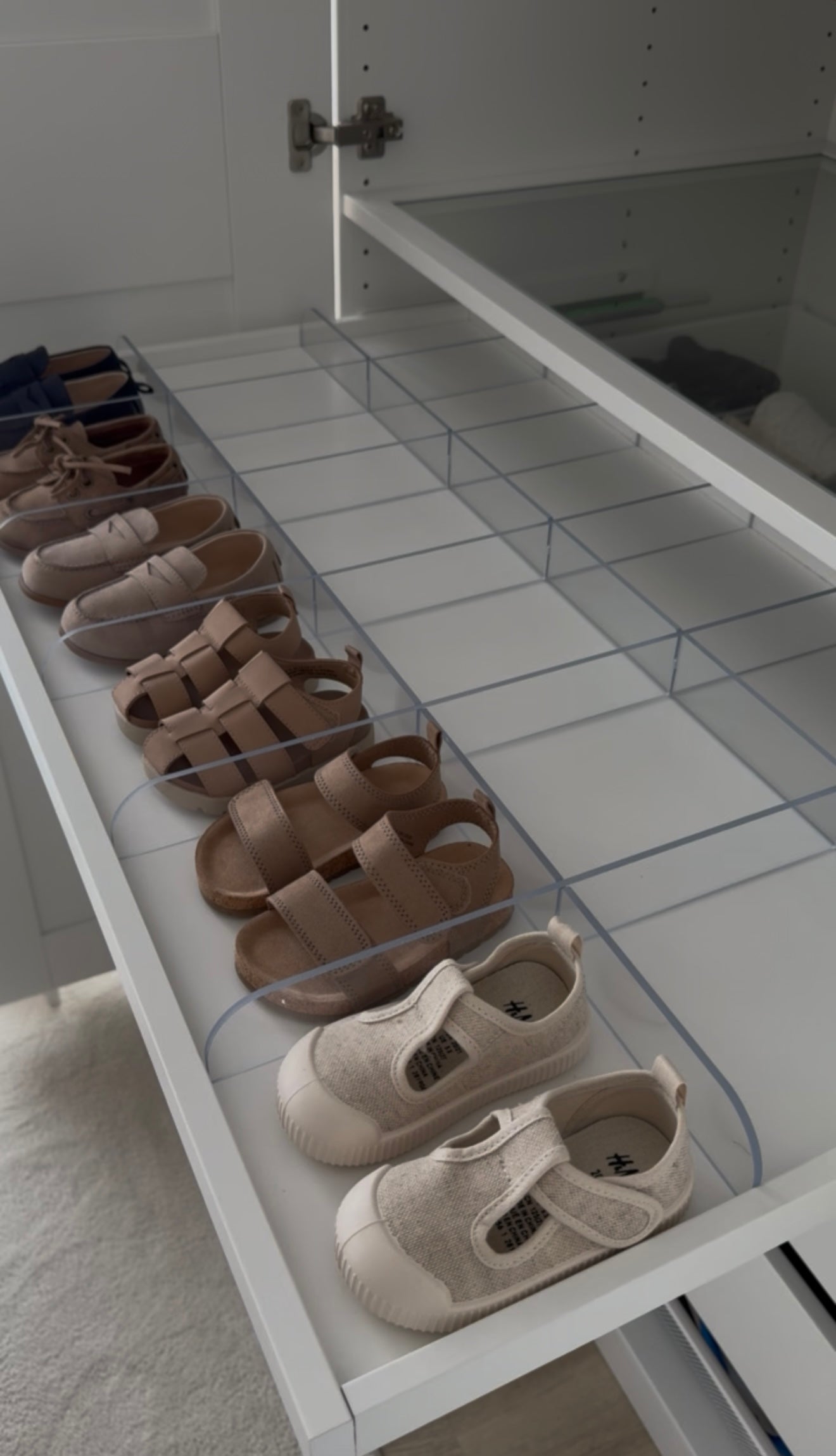komplement aufbewahrung Trenner für Ikea Pax Komplement Ausziehboden 100x58cm