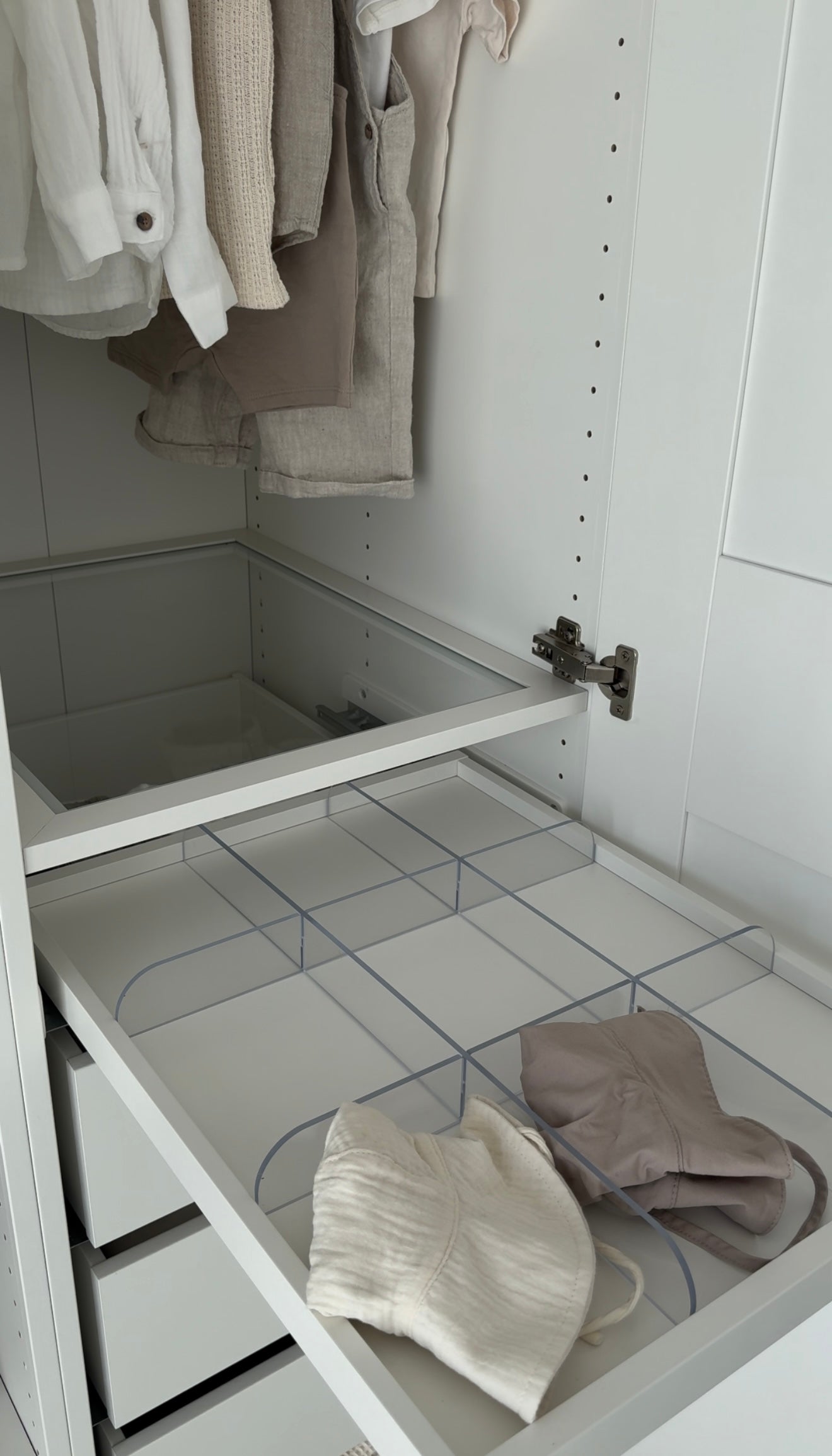 Trenner für Ikea Pax Komplement Ausziehboden 50x58cm