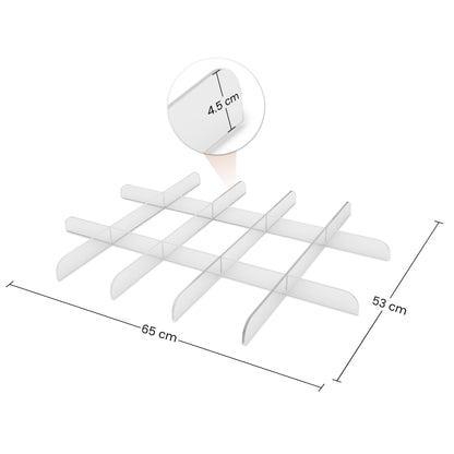 Trenner für Ikea Pax Komplement Ausziehboden 75x58cm